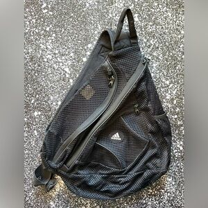 Adidas Mesh Sling Crossbody BackPack Book Bag